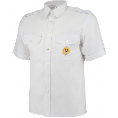 Košile Armáda Slovenská SK s krátkým rukávem slovenská BÍLÁ – Zboží Dáma