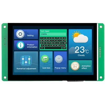 LCD 5" 800x480 kapacitní dotykový panel DWIN HMI – Zboží Mobilmania