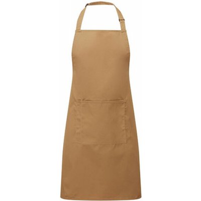 Premier Workwear Pracovní zástěra za krk s kapsou PR154 Camel Pantone 132 72x86cm – Hledejceny.cz