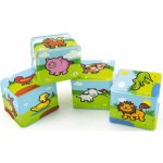 Teddies kostka moje první zvířátka 7 x 7 cm 4 ks v sáčku – Zbozi.Blesk.cz