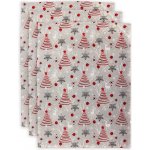 HOME ELEMENTS Stromky 50 x 70 cm červené 3 ks – Zboží Dáma