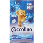 Coccolino Intense Fresh Sky vonné ubrousky do sušičky 20 ks – Zboží Dáma