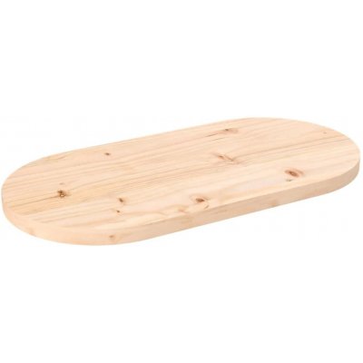 Omaxi 805524 Stolní deska 60x30x2,5 cm masivní borovice oválná – Zboží Dáma