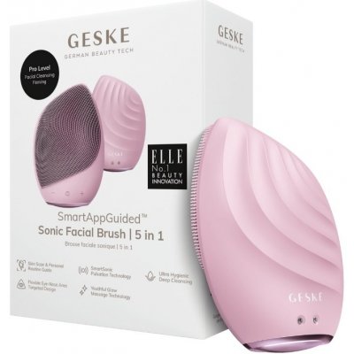 Geske Sonický čisticí kartáček na obličej 5v1 Pink – Sleviste.cz