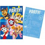 Sada párty 5 pozvánek + 5 obálek Paw Patrol – Sleviste.cz