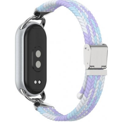 VSECHNONAMOBIL 115531 BRAIDED Nylonový řemínek pro Xiaomi Smart Band 10 / 9 / 8 fialový – Zboží Mobilmania