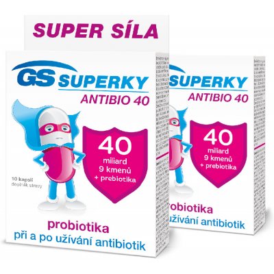 GS Superky Antibio 40 10 kapslí – Zboží Mobilmania