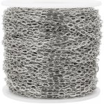 Lehký řetízek s oválnými očky 4,20 x 2,8mm ve dvou barevných variantách chirurgická ocel 304 - Povrchová úprava Bez galvanizace XX 076 – Hledejceny.cz