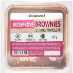 Allnature Bezlepkové brownies sypané mandlemi čerstvé 150 g – Zboží Dáma