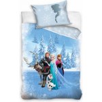 Carbotex povlečení do postýlky Frozen ledové království Pravé přátelství modré 100 x 135 cm 40 x 60cm – Hledejceny.cz