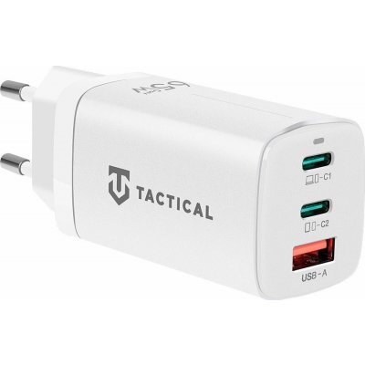 Tactical AR-QC-PD 2xUSB-A/USB-C QC 3.0 5.4A Cestovní Nabíječka White – Zbozi.Blesk.cz