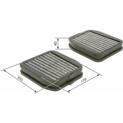 1987432512 BOSCH Filtr, vzduch v interiéru – Hledejceny.cz