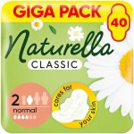 Naturella Classic Normal Velikost 1 Vložky S Křidélky 40 ks – Zboží Dáma