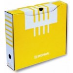 Donau archivační krabice karton žlutá A4 80 mm – Zbozi.Blesk.cz