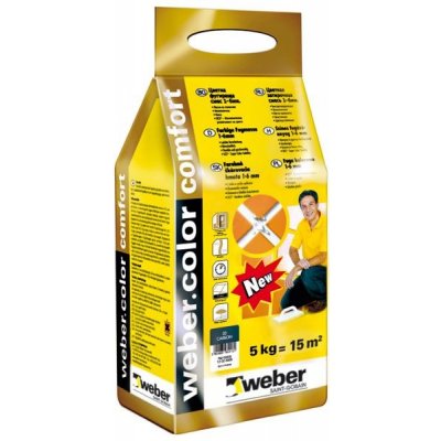 Weber Spárovací tmel webercolor comfort 5 kg - WCC 5 – Hledejceny.cz