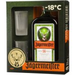 Jägermeister 35% 0,7 l (dárkové balení 2 sklenice) – Zboží Dáma