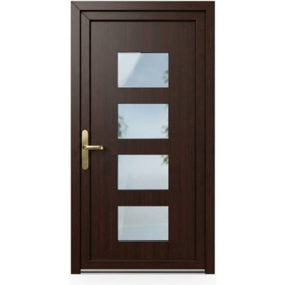 OknaDvereNaMiru.cz Vchodové dveře STYL 1430 bílá 110 x 210 cm – Hledejceny.cz