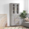 Regál a polička Prolenta Maison Exclusive Skříň highboard sonoma 69,5 x 34 x 180 cm kompozitní dřevo