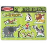 Goki Zvukové puzzle Safari 6 dílků – Zboží Mobilmania