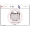 Sada brzdových destiček BREMBO P06106 - ALPINA, BMW