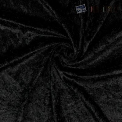 Samet - velur černý – Sleviste.cz