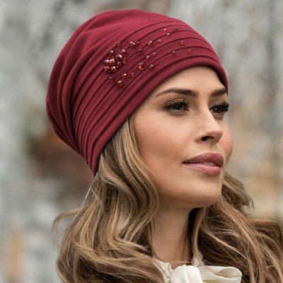 Krumlovanka dámská čepice W-0039/144 červen – Hledejceny.cz