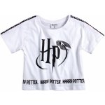 dívčí tričko CROP TOP Harry Potter bílá – Zboží Dáma