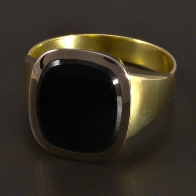 Goldstore Masivní pánský prsten Onyx 1.13.PS006097.68