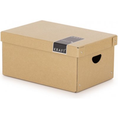 Karton P+P Krabice lamino velká KRAFT Nature 35,5 x 24 x 16 cm 7-007 Hnědá – Zboží Živě
