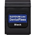 Elgydium Clinic černá zubní nit bez příchuti 50 m