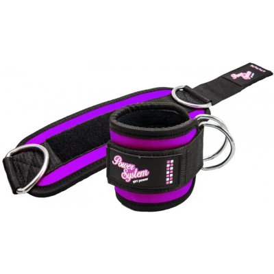 Power System Ankle Straps Gym Guy černo-šedé PS-3450 – Zboží Dáma