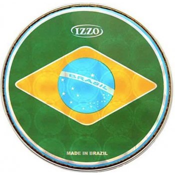 Izzo 2634 Pandeiro batter 10" Brazilian Flag