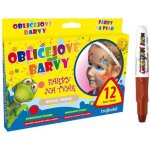 Barva na obličej Hnědá – Zboží Mobilmania