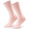 Dámské vlněné ponožky 093 světle růžová