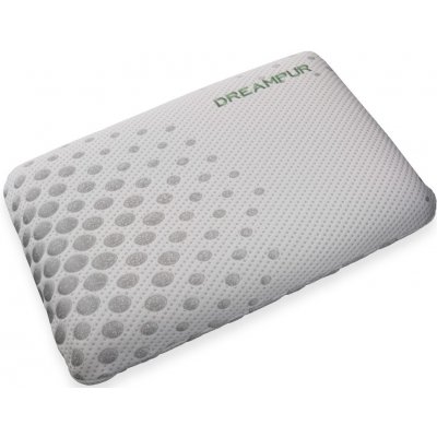 DREAMPUR Anatomický polštář z latexové pěny Grey dots perforovaný 40x60 – Zboží Mobilmania