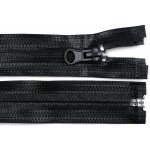 Voděodolný zip No 7 délka 90 cm spirálový - černá – Hledejceny.cz