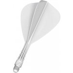 Mission Force 90 Vortex bílé integrované Kite letky a krátké násadky na šipky – Hledejceny.cz