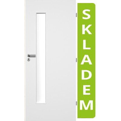 VILEN DOOR Irina 3/3 Bilý CPL laminát Premium 80 x 197 cm