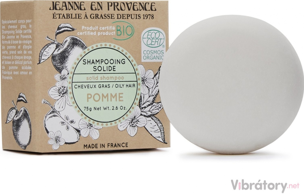 Jeanne en Provence BIO Tuhý šampón Jablko 100 g