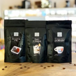 kopi bean Degustační set aromatizovaných káv Pro chvíle ve dvou 150 g