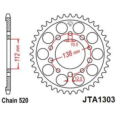 JT Sprockets JTA 1303-48 – Hledejceny.cz