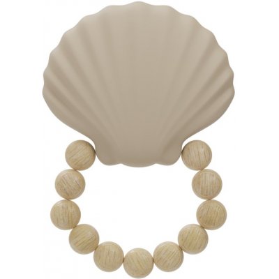 Label Label kousátko silikon Shell Nougat – Zboží Dáma