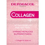 Dermacol Collagen Plus Lifting Metallic Peel-Off Mask 2 x 7,5 ml – Zboží Dáma