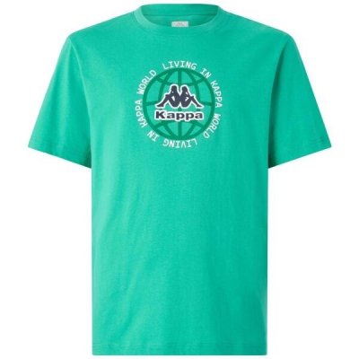 Kappa LOGO GUNNO pánské triko zelená – Sleviste.cz
