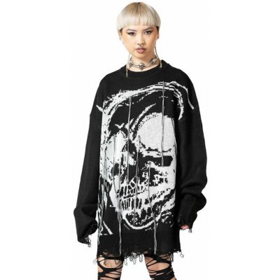 Killstar svetr unisex Ruined Relic black – Hledejceny.cz