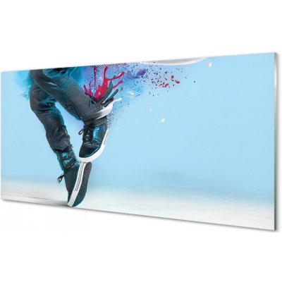 Obraz na skle Nohy barevné Ciapki 100x50 cm – Zboží Mobilmania