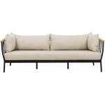 Apple Bee Condor 217x86x66 cm hliník Oyster (krémová) područky teak sedáky Cotton Flower – Zboží Mobilmania