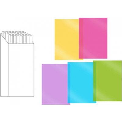 MFP 5811733 Celofán transparent barevný - role 500x70cm mix barev – Sleviste.cz