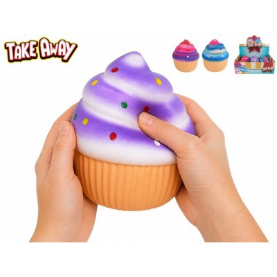 Mega squeeze cupcake antistresová mačkací a strečová hračka 13 cm 8006384 – Hledejceny.cz