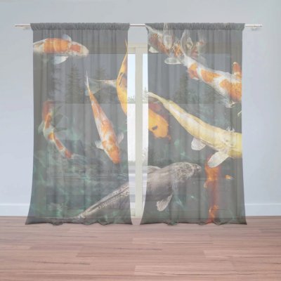 Záclony Ryby: 2 ks - 150x250 cm - Sablio – Hledejceny.cz